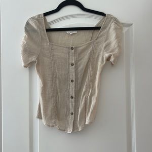 Tan blouse